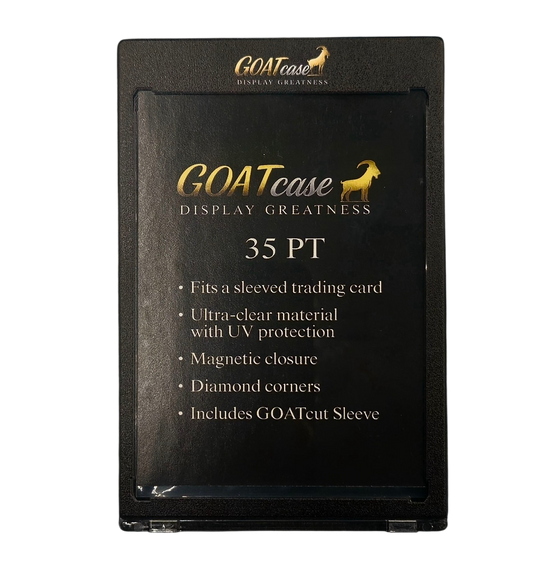 GOATcase Premium 35pt Magnetic Black One Touch Holder with Penny Sleeve (5 Pack Bundle)