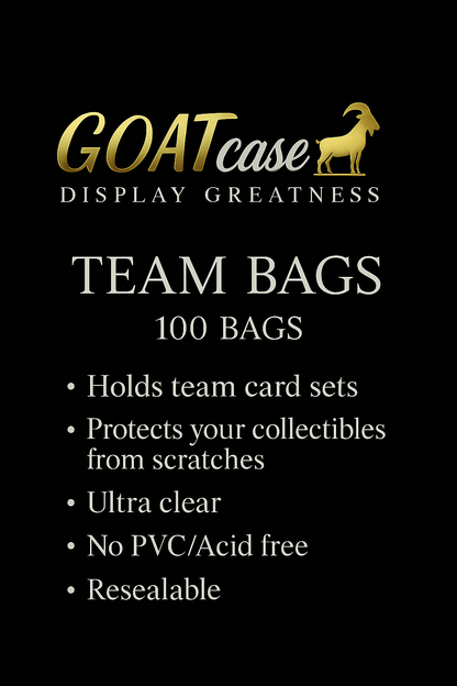 GOATcase Premium Team Bags - 100 Pack (Fits 35pt One Touch)