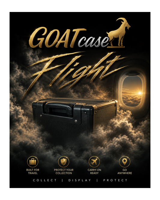 *PRE-ORDER* GOATcase FLIGHT – Premium 4-Row Trading Card Travel Case