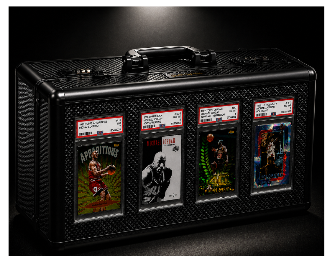 GOATcase APEX 4-Row Carbon Edition Premium Graded Card Storage & Display Case