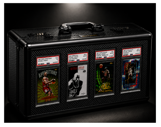 GOATcase APEX 4-Row Carbon Edition Premium Graded Card Storage & Display Case