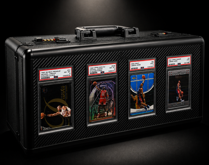 GOATcase APEX 4-Row Black Diamond Edition Premium Graded Card Storage & Display Case