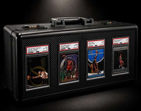 GOATcase APEX 4-Row Black Diamond Edition Premium Graded Card Storage & Display Case