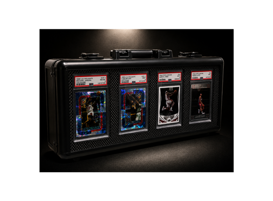 GOATcase APEX Signature Black Ribbon Premium Graded Card Storage & Display Case