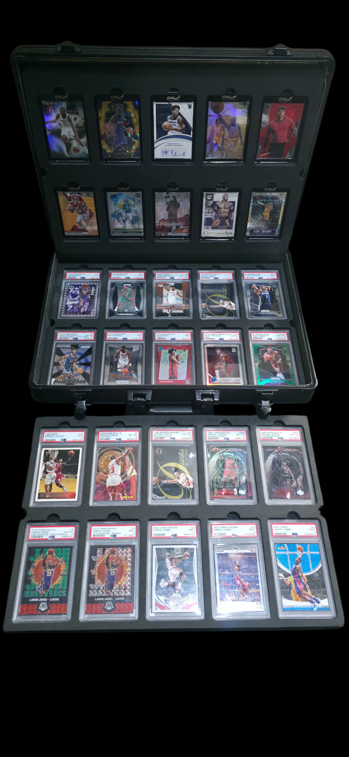 GOATcase APEX Series 3-Level PSA, BGS Graded Card & One-Touch Display Case