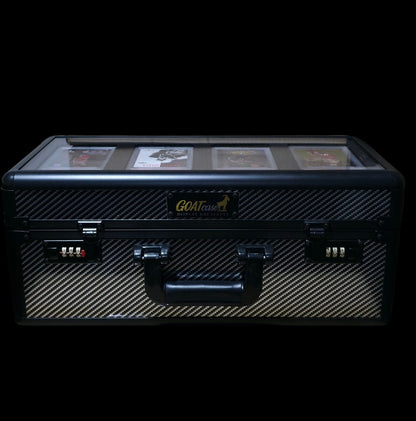 GOATcase APEX 4-Row Carbon Edition Premium Graded Card Storage & Display Case
