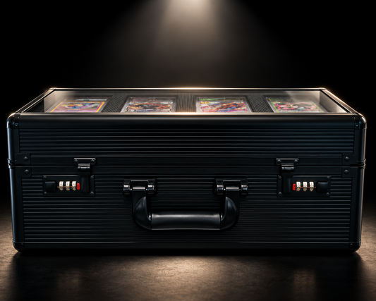 GOATcase APEX 4-Row Black Ribbon Edition Premium Graded Card Storage & Display Case